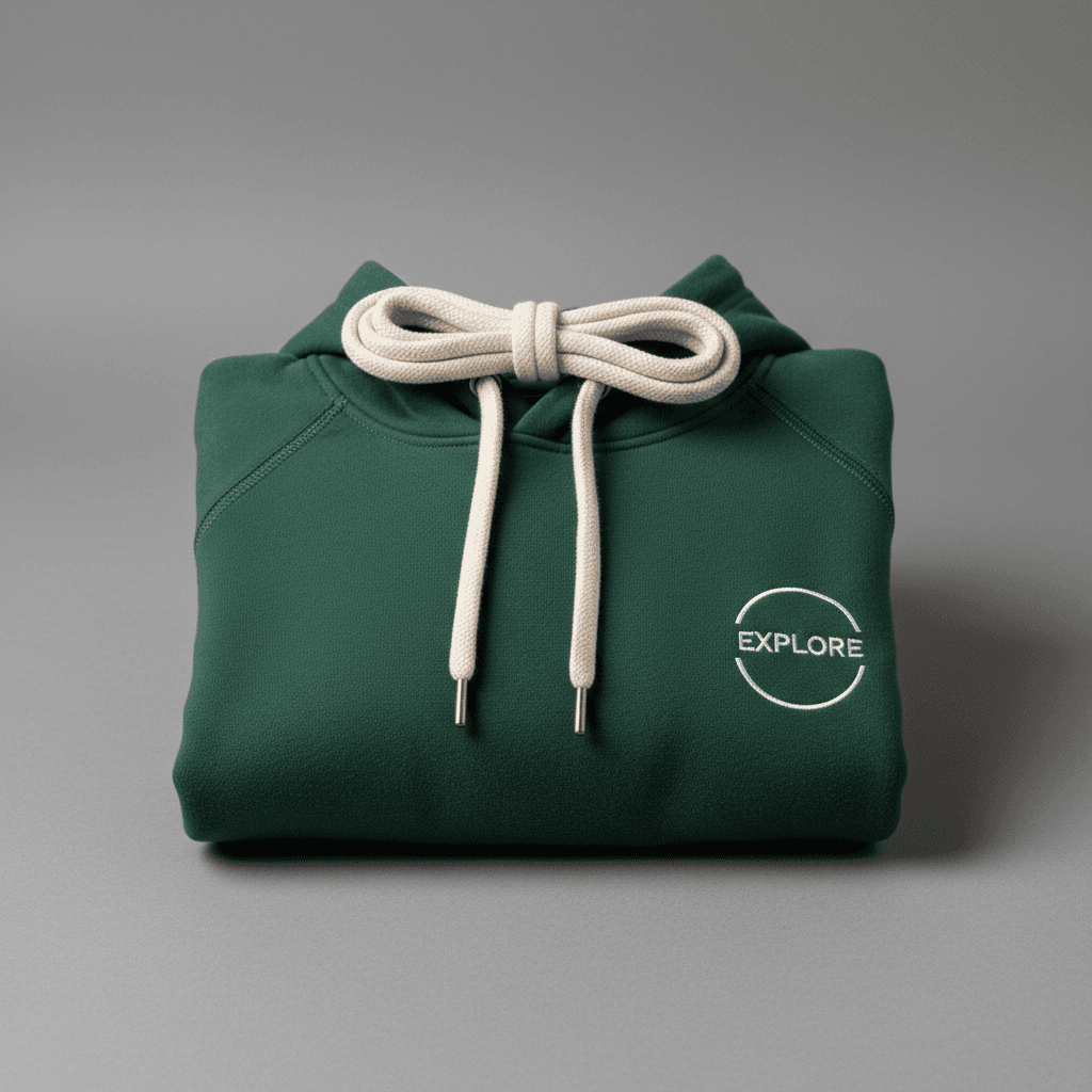 Branded hoodie and uniform sample