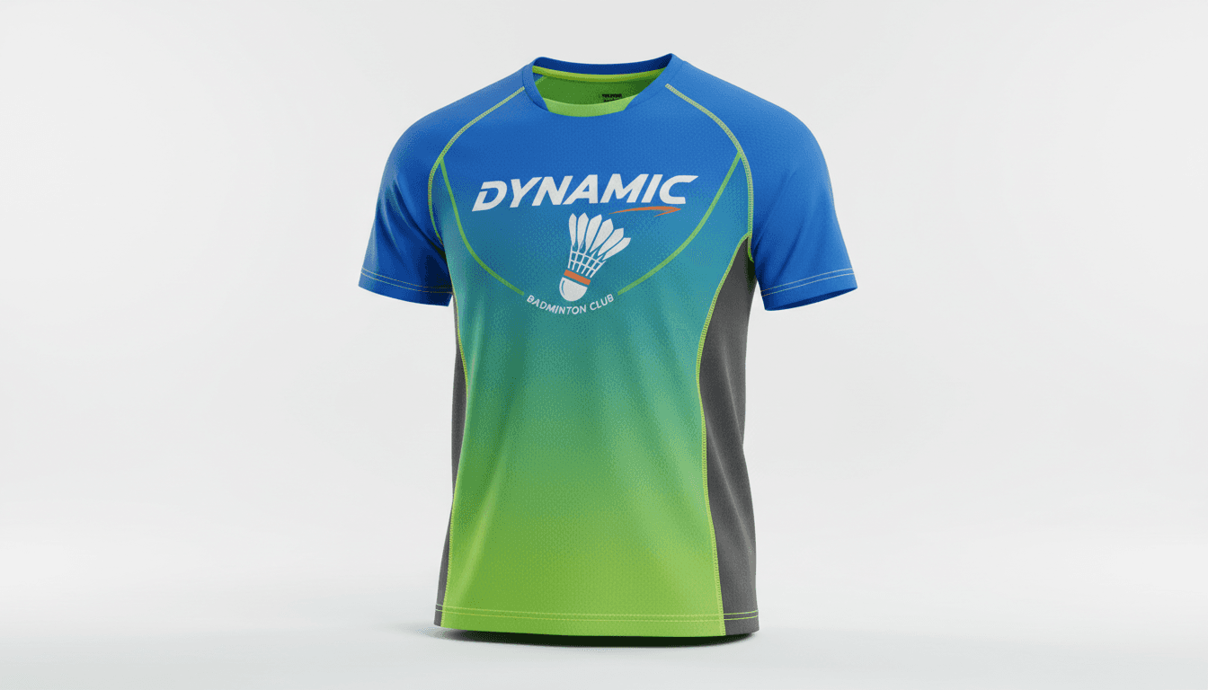 Custom badminton team apparel