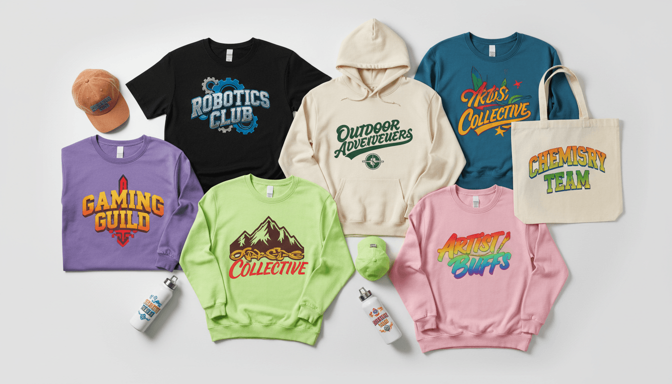 College fest t-shirts and campus merchandise