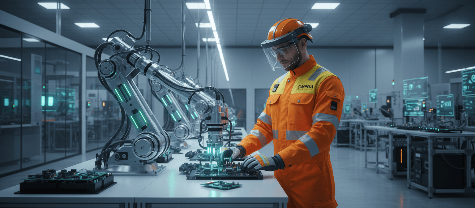 Durable factory workwear and uniforms