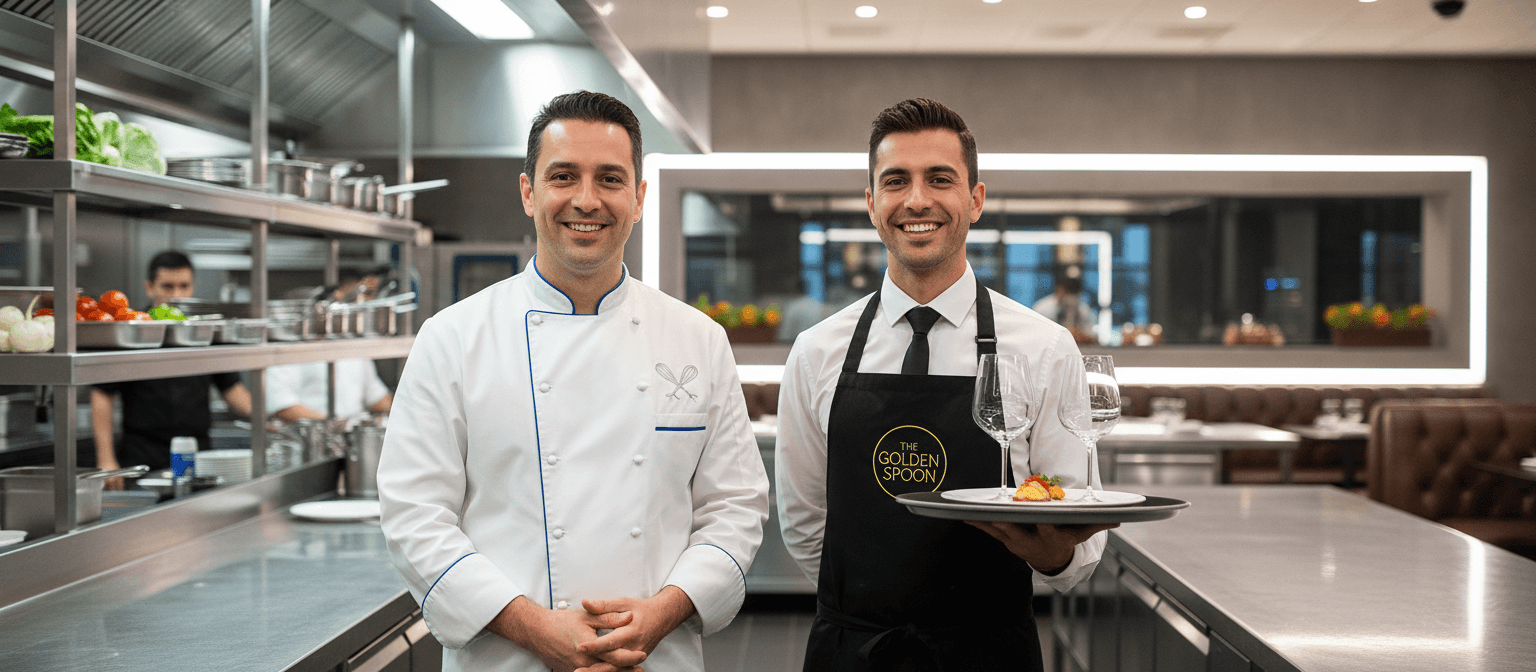 Restaurant and hotel hospitality uniforms