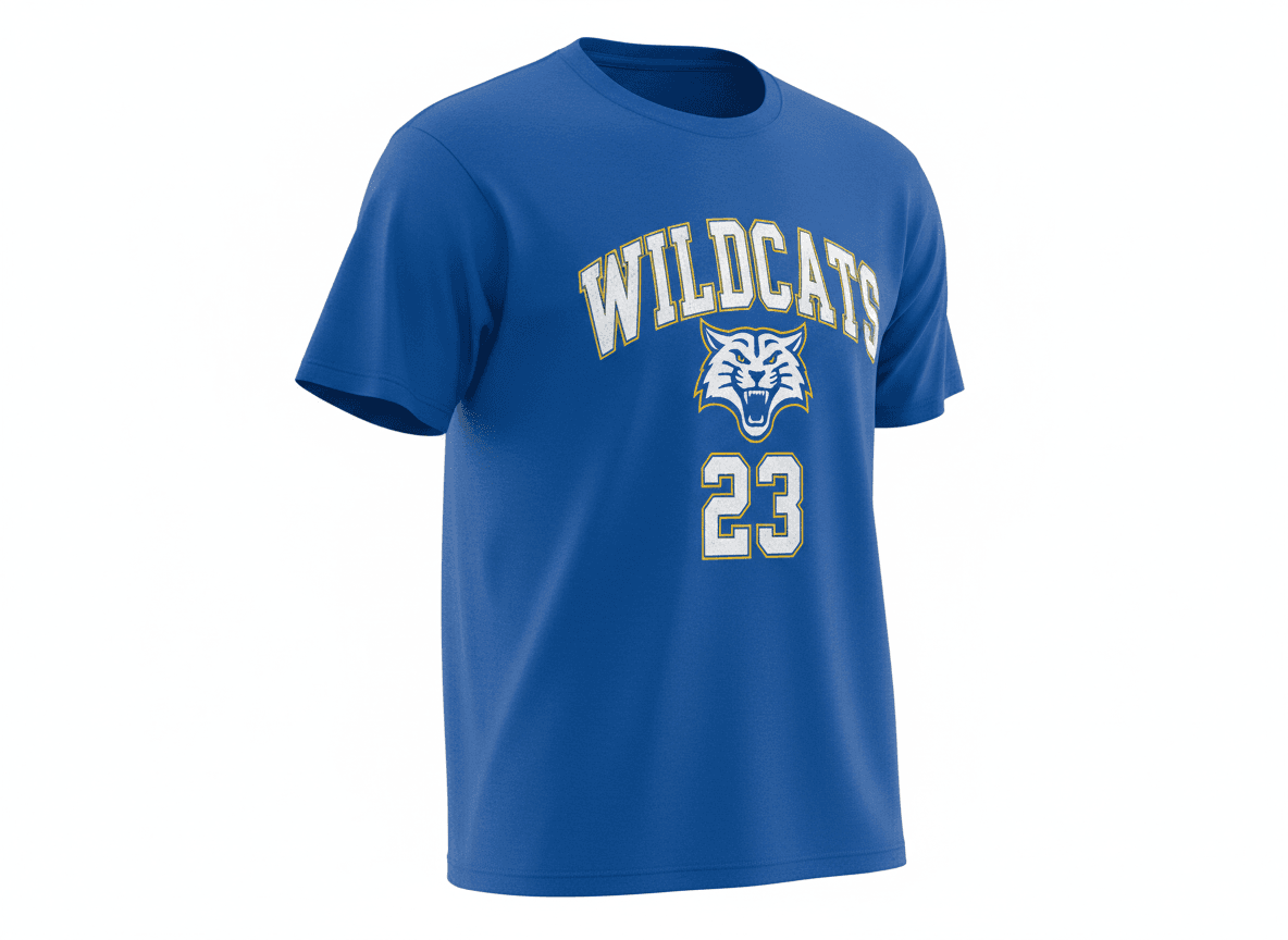 Durable custom school t-shirts
